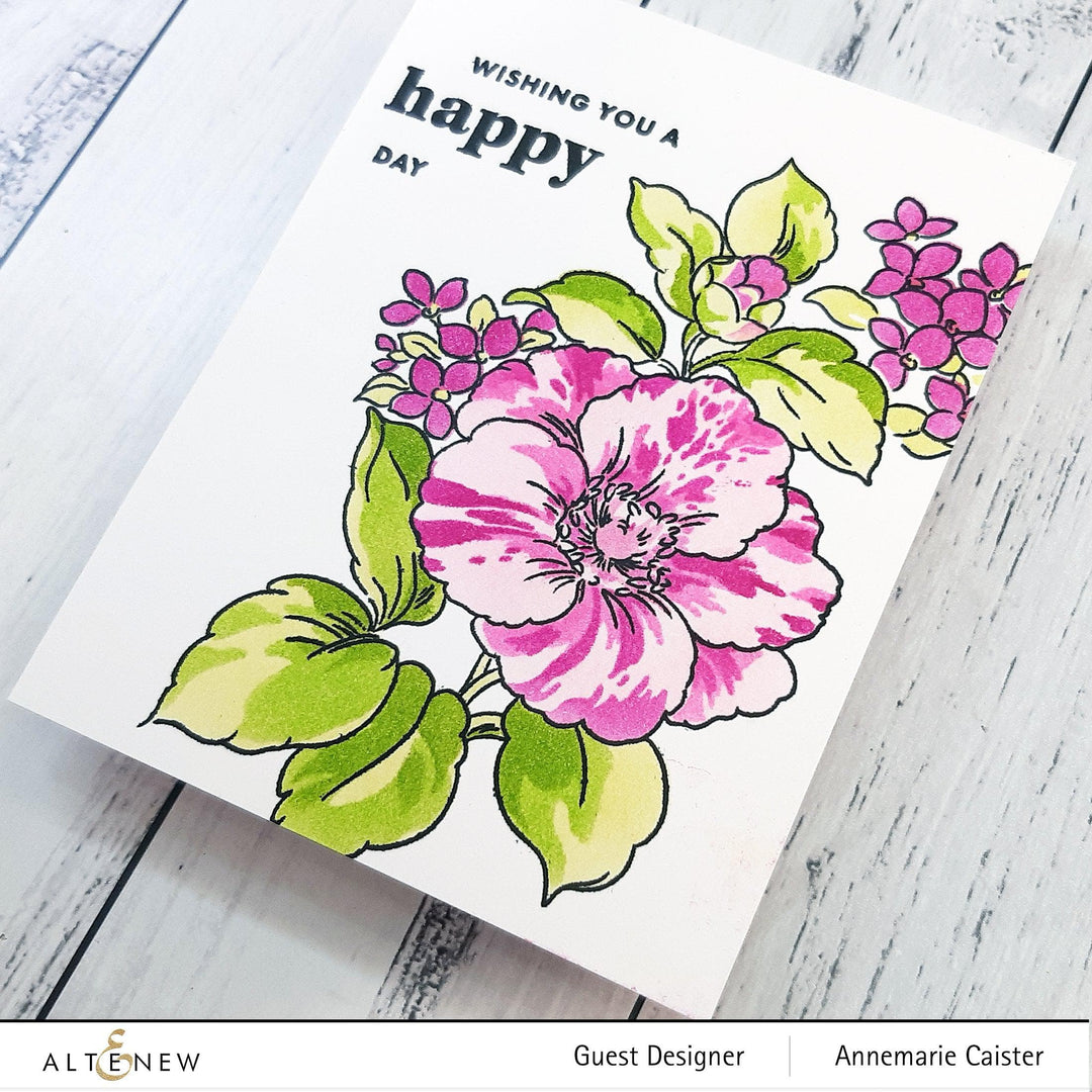 Part A-Glitz Art Craft Co.,LTD Dies Build-A-Garden: Rosa Gallica Add-On Die Set