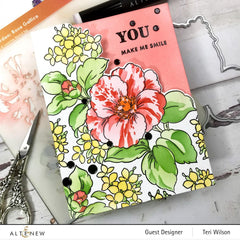 Part A-Glitz Art Craft Co.,LTD Dies Build-A-Garden: Rosa Gallica Add-On Die Set