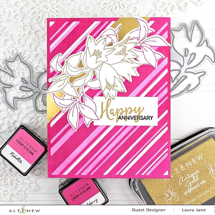 Part A-Glitz Art Craft Co.,LTD Dies Candy Cane Stripe Cover Die