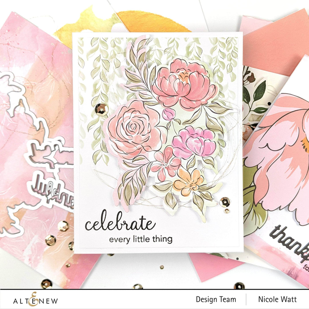 Part A-Glitz Art Craft Co.,LTD Dies Celebrate Us Die Set