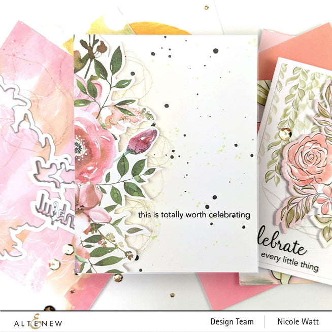 Part A-Glitz Art Craft Co.,LTD Dies Celebrate Us Die Set