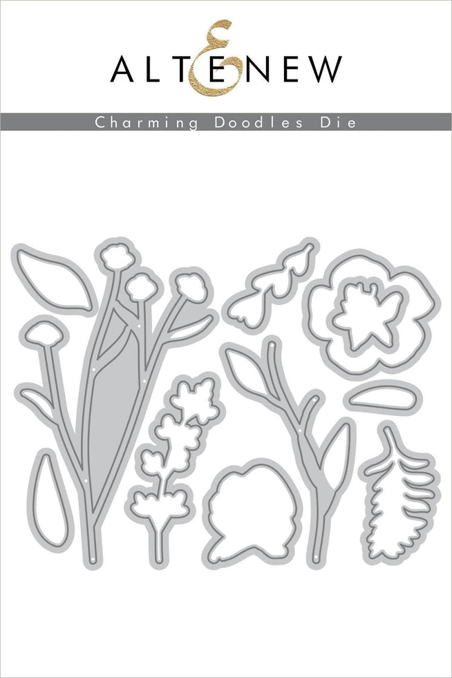 Part A-Glitz Art Craft Co.,LTD Dies Charming Doodles Die Set