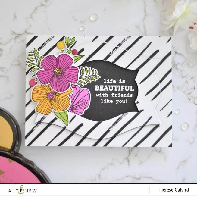 Part A-Glitz Art Craft Co.,LTD Dies Charming Doodles Die Set