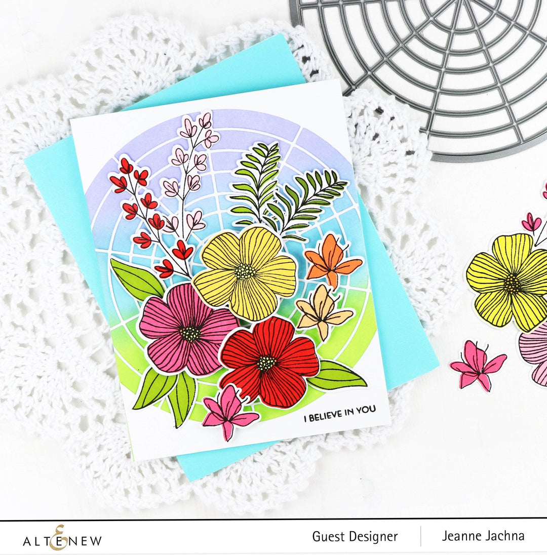 Part A-Glitz Art Craft Co.,LTD Dies Charming Doodles Die Set