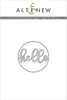 Part A-Glitz Art Craft Co.,LTD Dies Circled Greetings: Hello Die