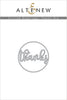 Part A-Glitz Art Craft Co.,LTD Dies Circled Greetings: Thanks Die