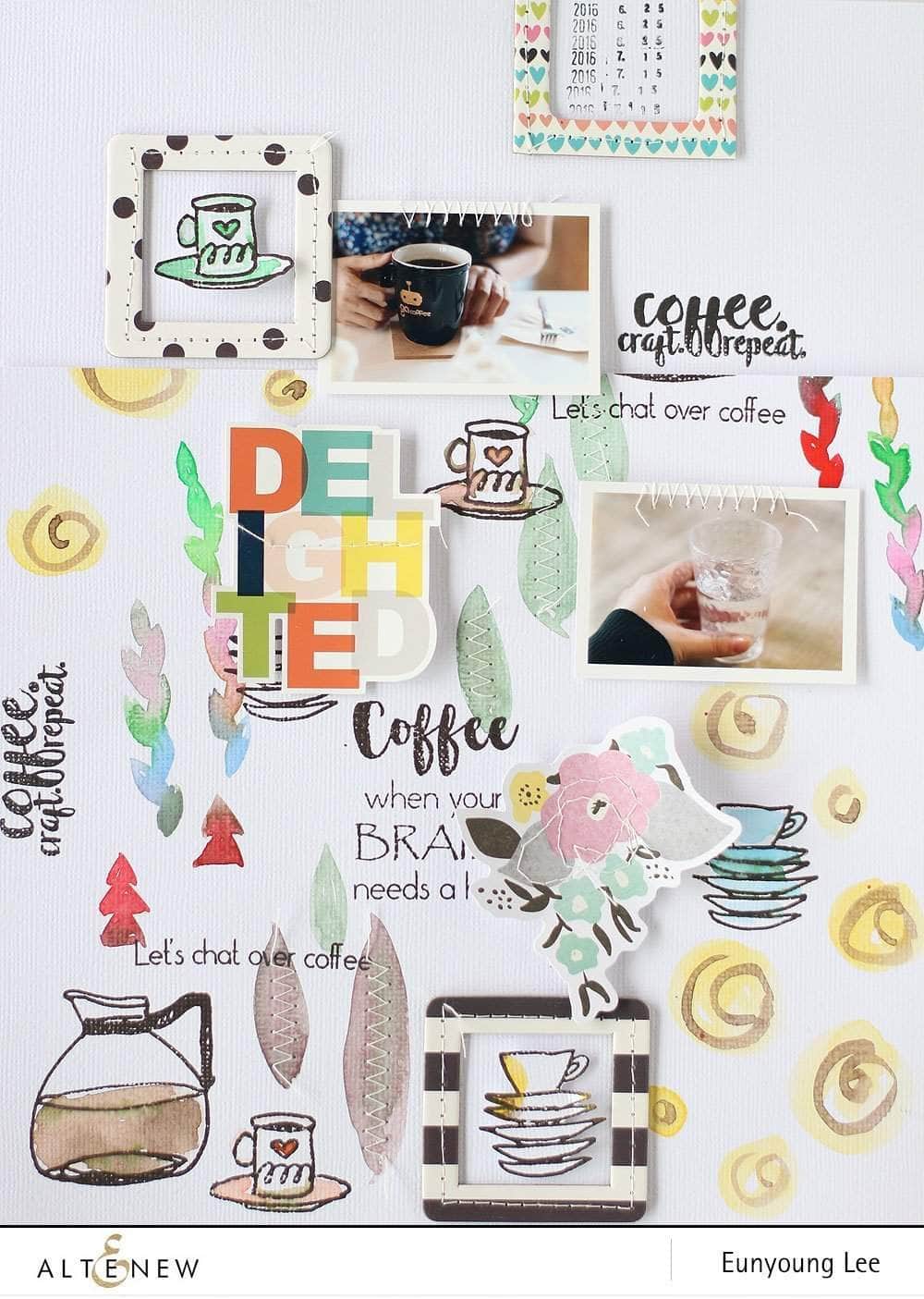Part A-Glitz Art Craft Co.,LTD Dies Coffee Love Die Set