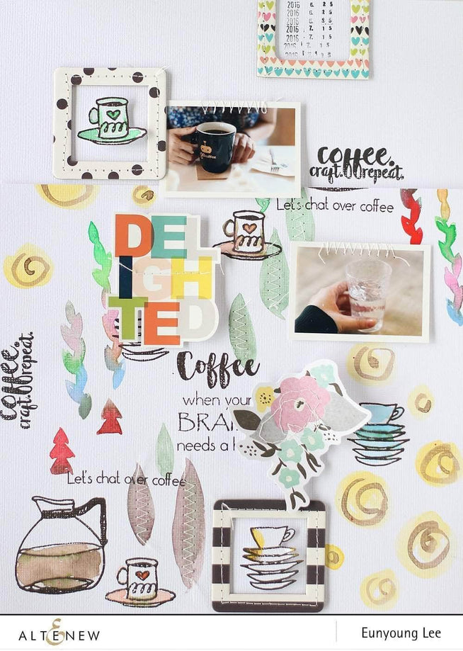 Part A-Glitz Art Craft Co.,LTD Dies Coffee Love Die Set