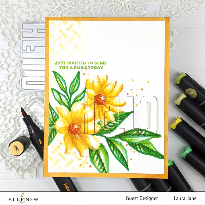 Part A-Glitz Art Craft Co.,LTD Dies Color Pop Hello Die