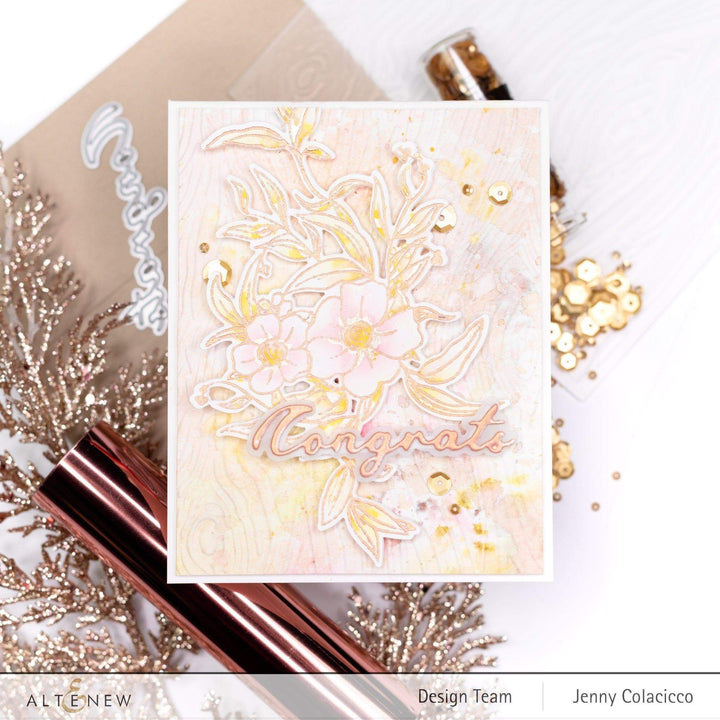 Part A-Glitz Art Craft Co.,LTD Dies Congrats Die Set