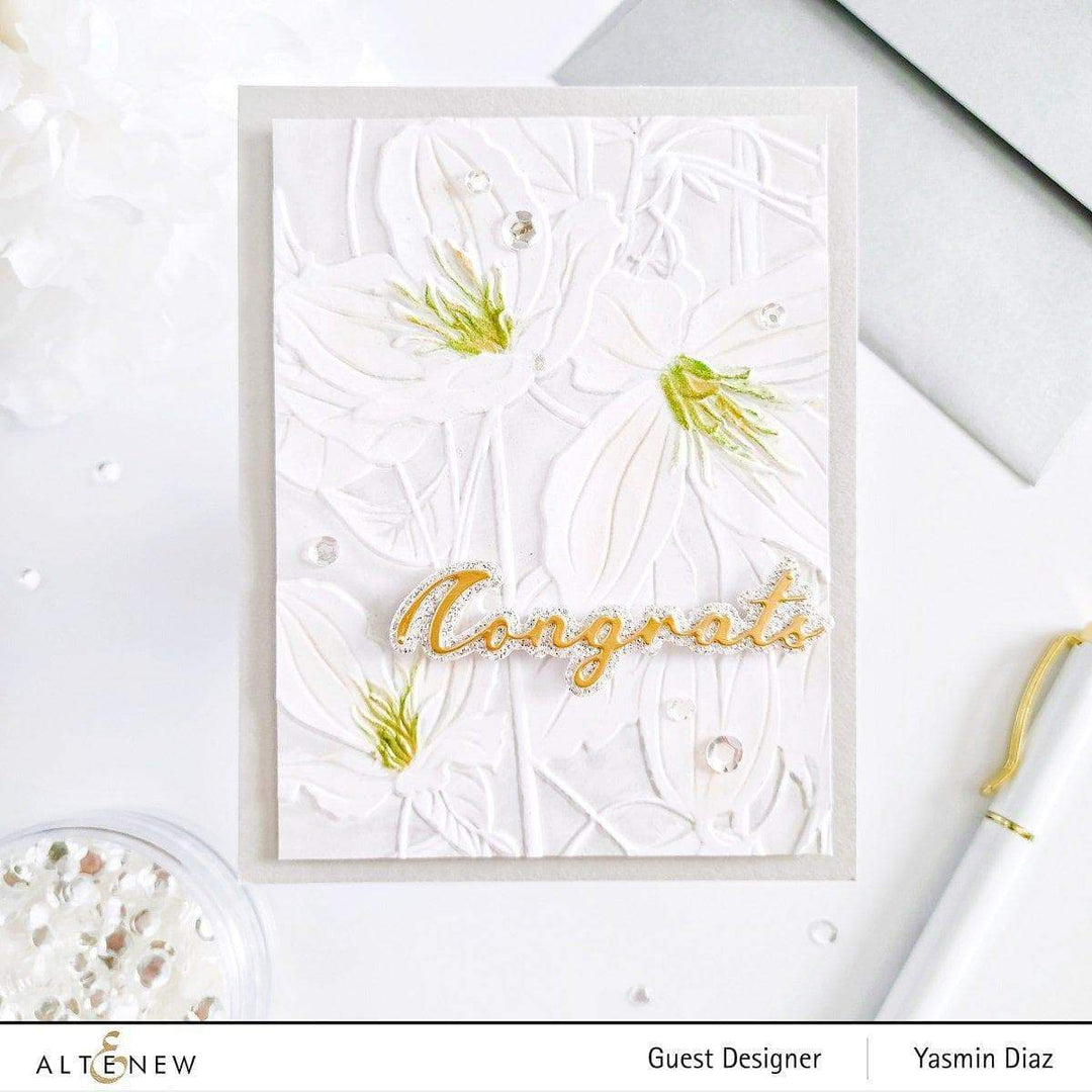 Part A-Glitz Art Craft Co.,LTD Dies Congrats Die Set