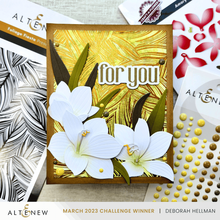 Craft-A-Flower: Amaryllis Die Set