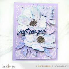 Craft-A-Flower: Anemone Blue Poppy Layering Die Set