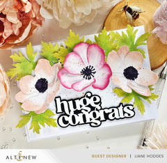 Craft-A-Flower: Anemone Blue Poppy Layering Die Set
