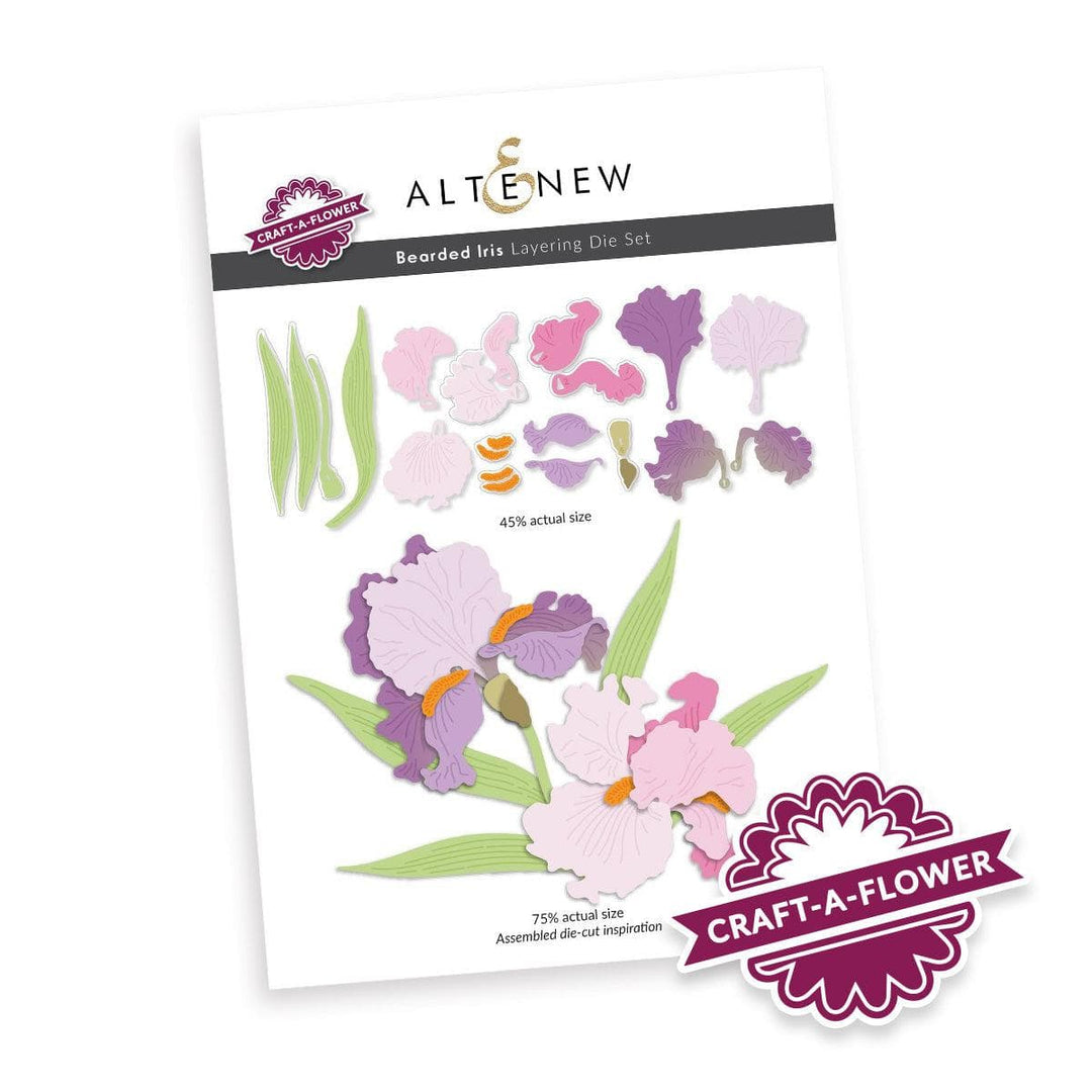Craft-A-Flower: Bearded Iris Layering Die Set