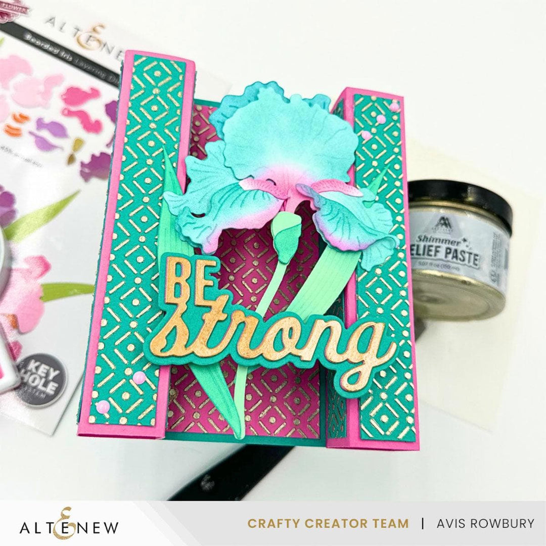Craft-A-Flower: Bearded Iris Layering Die Set