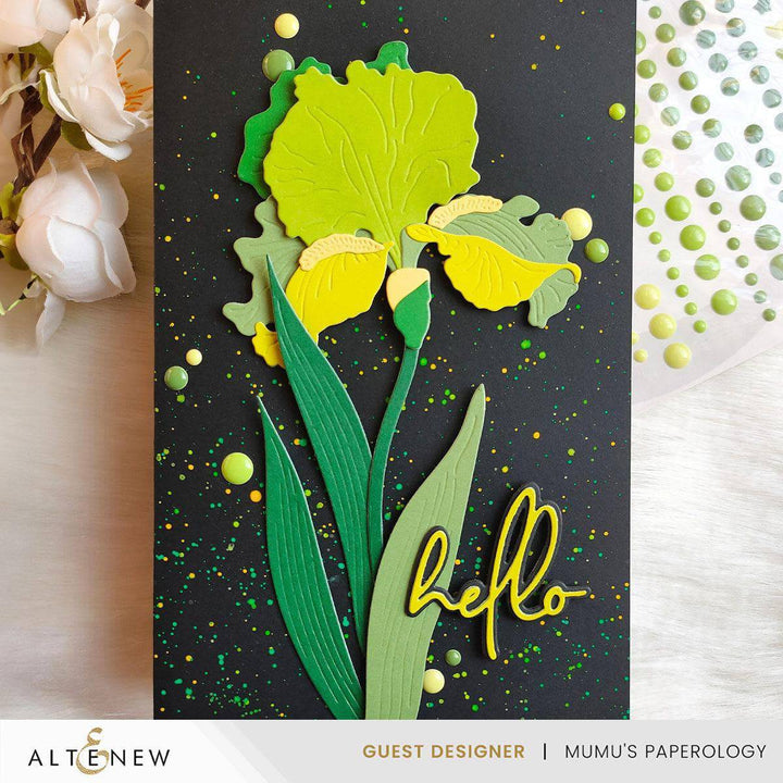 Craft-A-Flower: Bearded Iris Layering Die Set