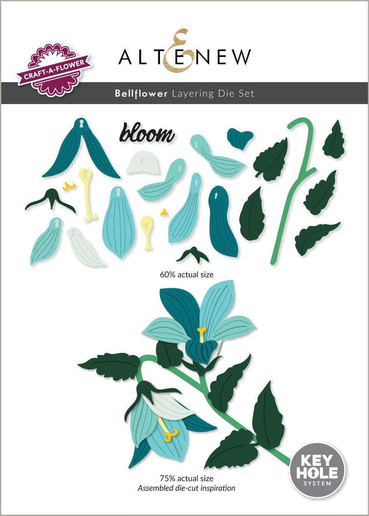 Part A-Glitz Art Craft Co.,LTD Dies Craft-A-Flower: Bellflower Layering Die Set