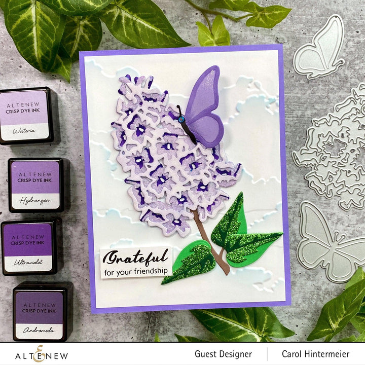 Part A-Glitz Art Craft Co.,LTD Dies Craft-A-Flower: Butterfly Bush Layering Die Set