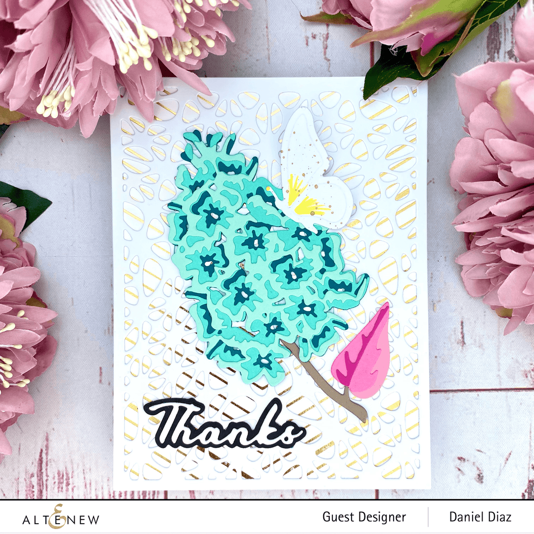 Part A-Glitz Art Craft Co.,LTD Dies Craft-A-Flower: Butterfly Bush Layering Die Set