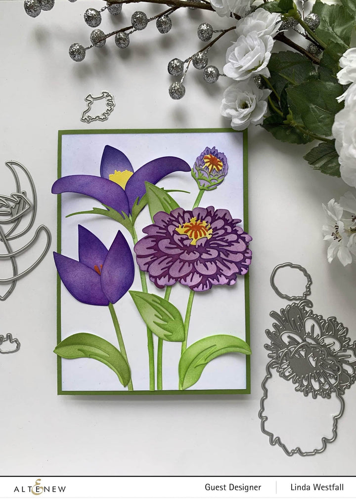 Part A-Glitz Art Craft Co.,LTD Dies Craft-A-Flower: California Giants Layering Die Set