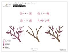 Craft-A-Flower: Cherry Blossom Branch Layering Die Set