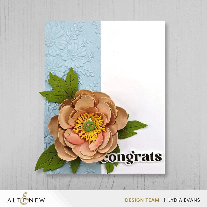 Craft-A-Flower: Coral Charm Peony Layering Die Set