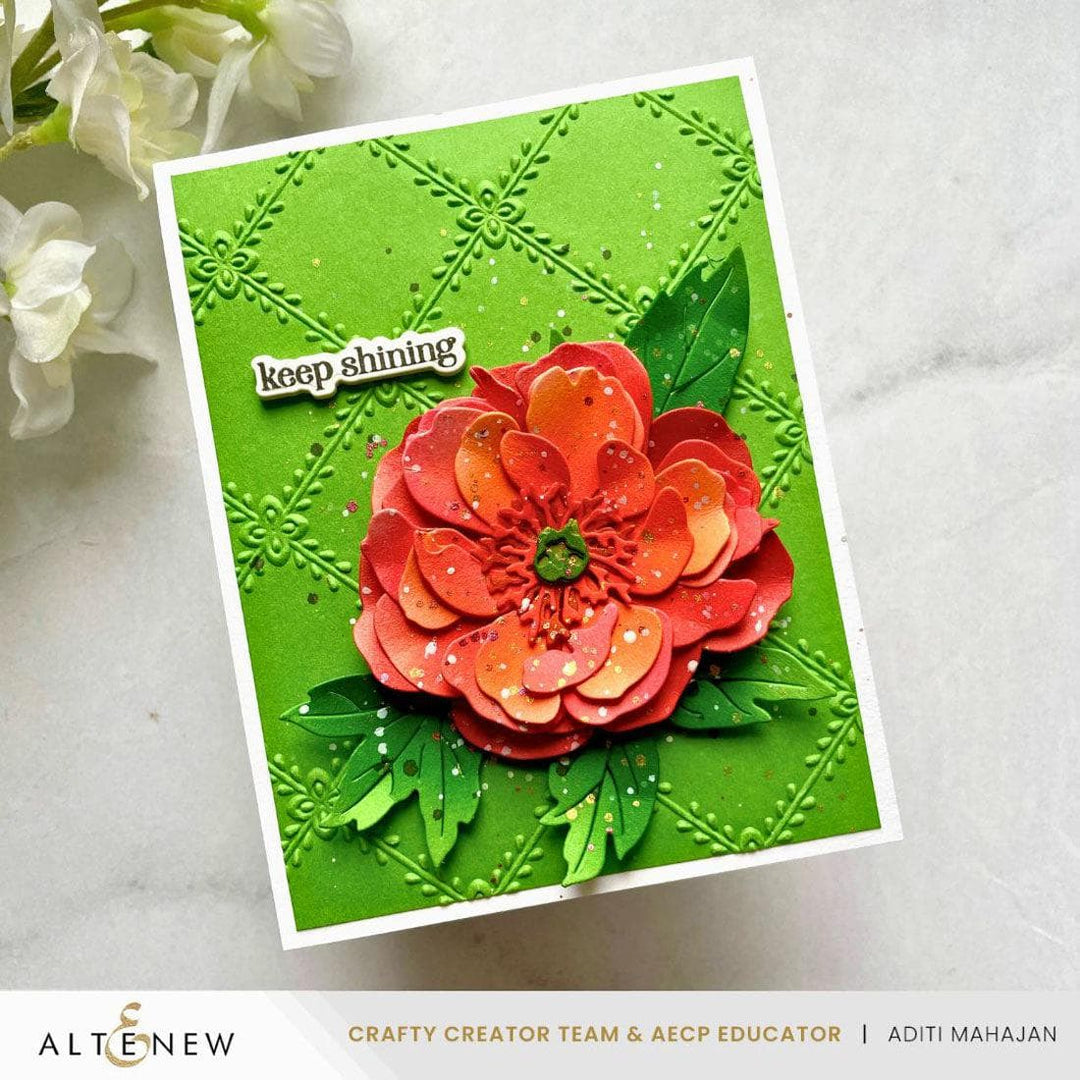 Craft-A-Flower: Coral Charm Peony Layering Die Set