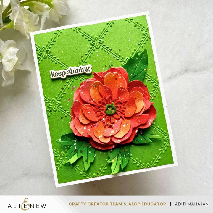 Craft-A-Flower: Coral Charm Peony Layering Die Set