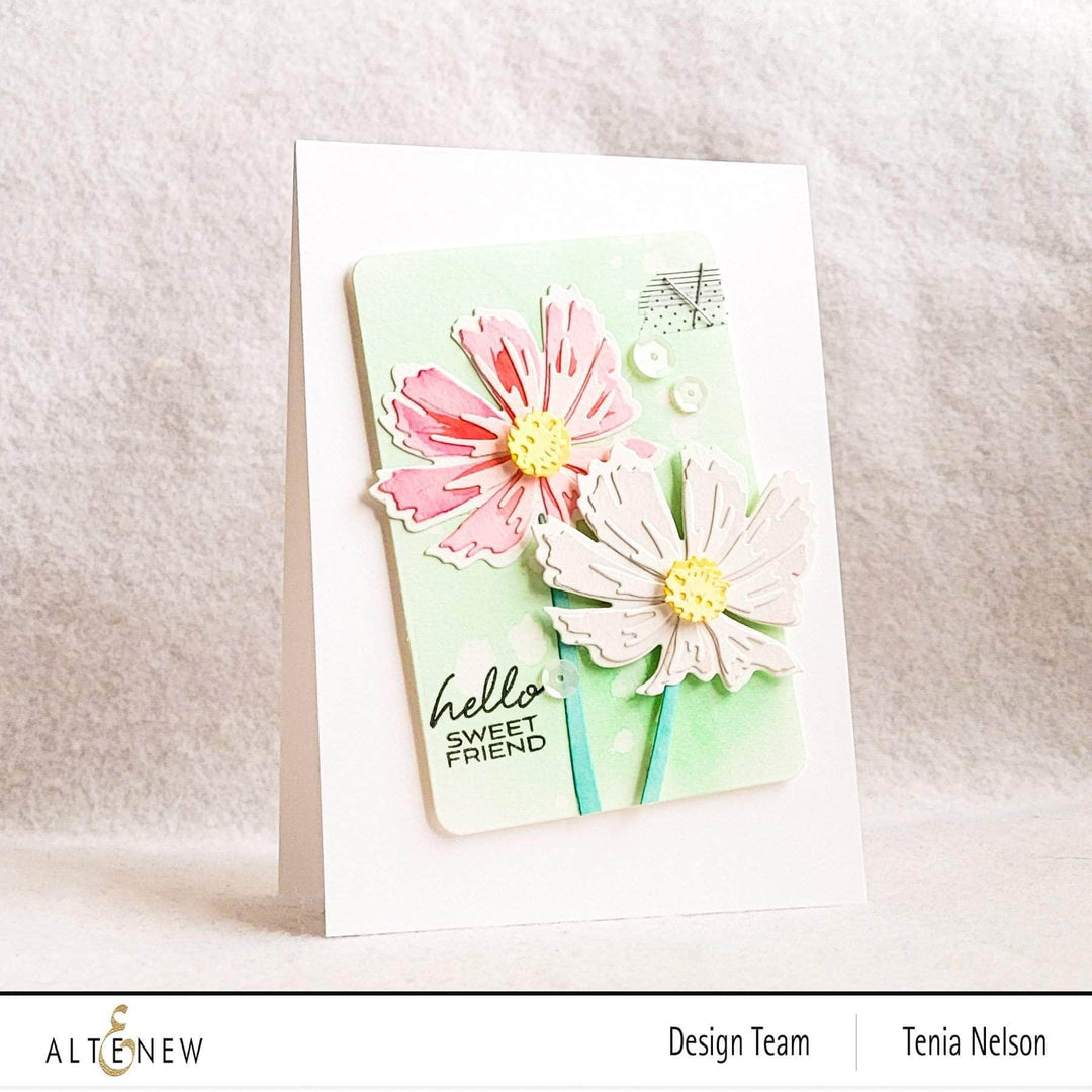 Part A-Glitz Art Craft Co.,LTD Dies Craft-A-Flower: Cosmos Layering Die Set