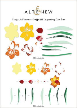 Part A-Glitz Art Craft Co.,LTD Dies Craft-A-Flower: Daffodil Layering Die Set