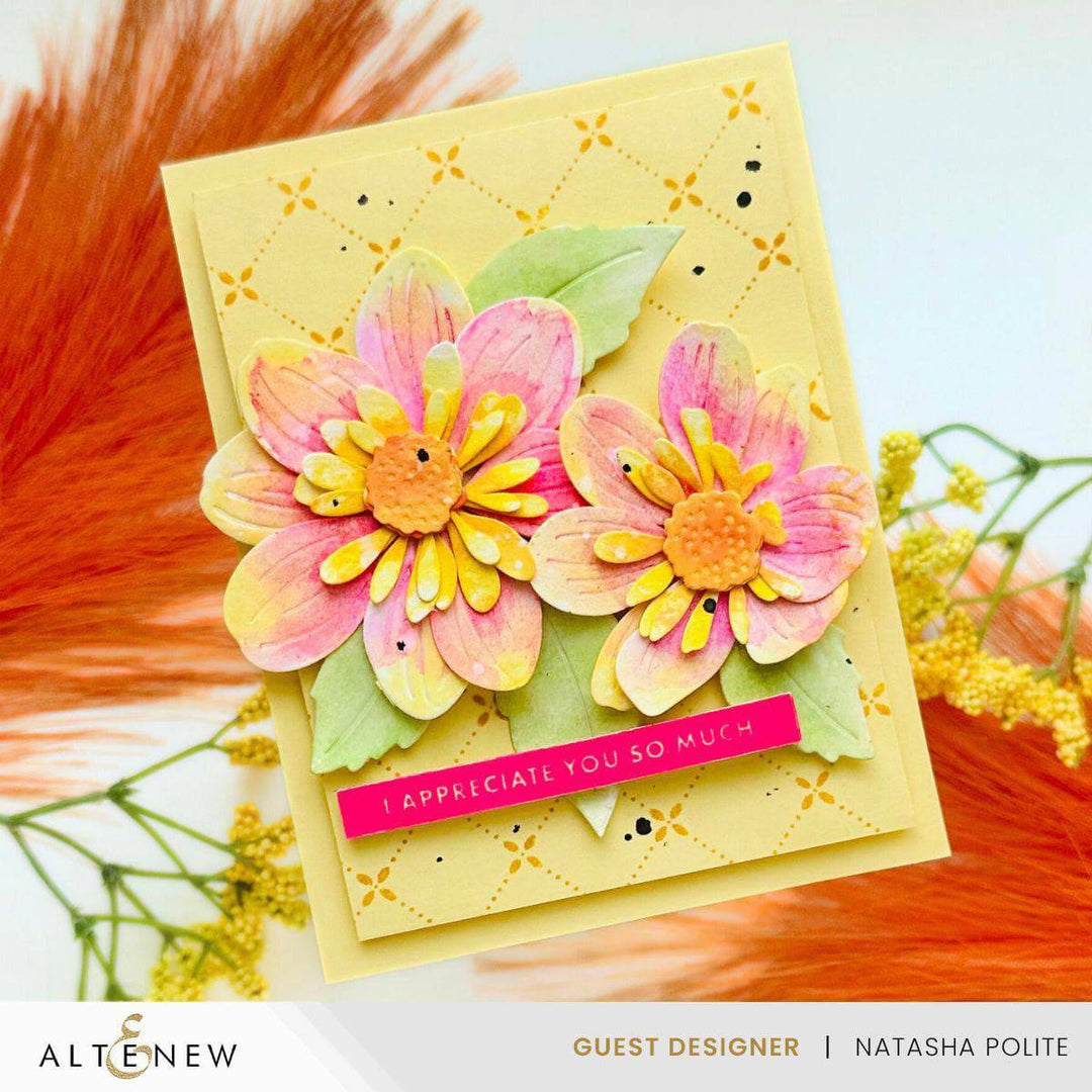Craft-A-Flower: Dahlia April Heather Die Set