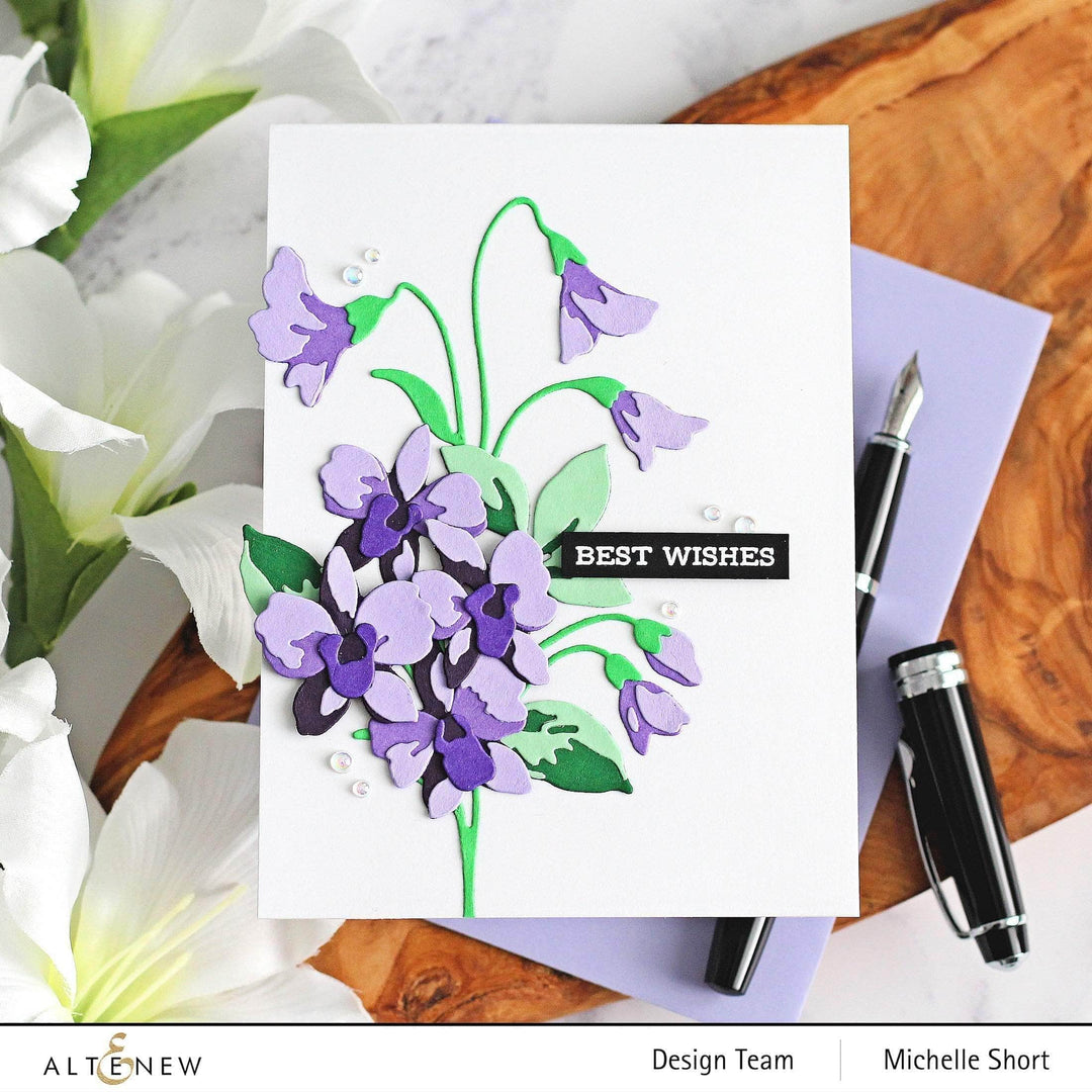 Part A-Glitz Art Craft Co.,LTD Dies Craft-A-Flower: Dendrobium Orchid Layering Die Set