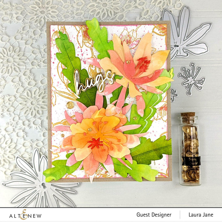 Part A-Glitz Art Craft Co.,LTD Dies Craft-A-Flower: Epiphyllum Layering Die Set