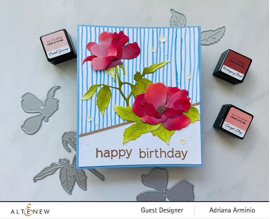 Part A-Glitz Art Craft Co.,LTD Dies Craft-A-Flower: Garden Rose Layering Die Set