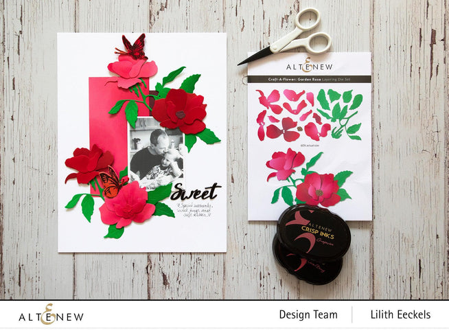 Part A-Glitz Art Craft Co.,LTD Dies Craft-A-Flower: Garden Rose Layering Die Set