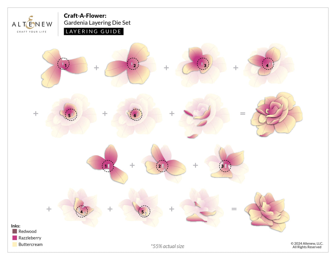 Craft-A-Flower: Gardenia Layering Die Set