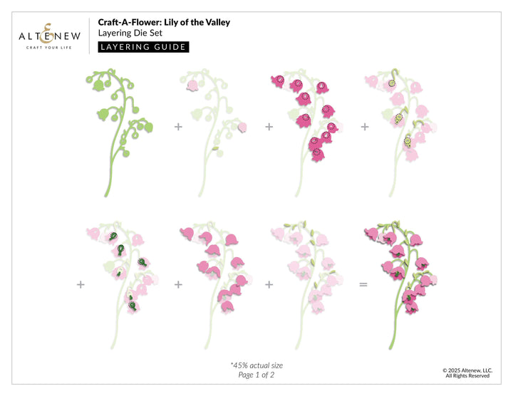 Craft-A-Flower: Lily of the Valley Layering Die Set