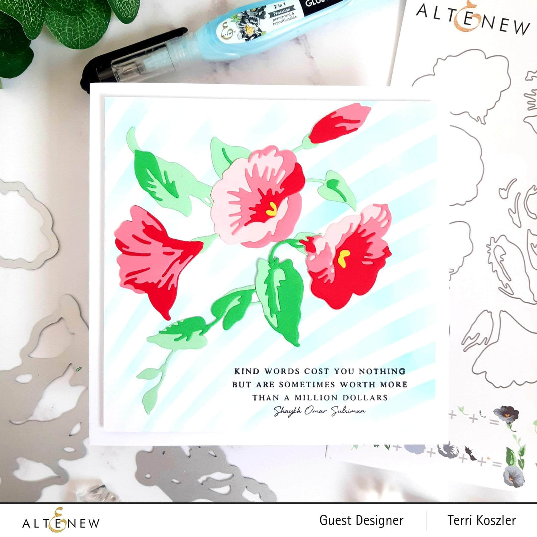 Part A-Glitz Art Craft Co.,LTD Dies Craft-A-Flower: Morning Glory Layering Die Set