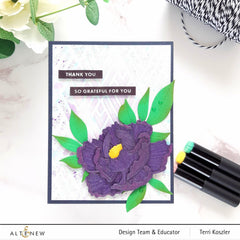 Part A-Glitz Art Craft Co.,LTD Dies Craft-A-Flower: Open Peony Layering Die Set