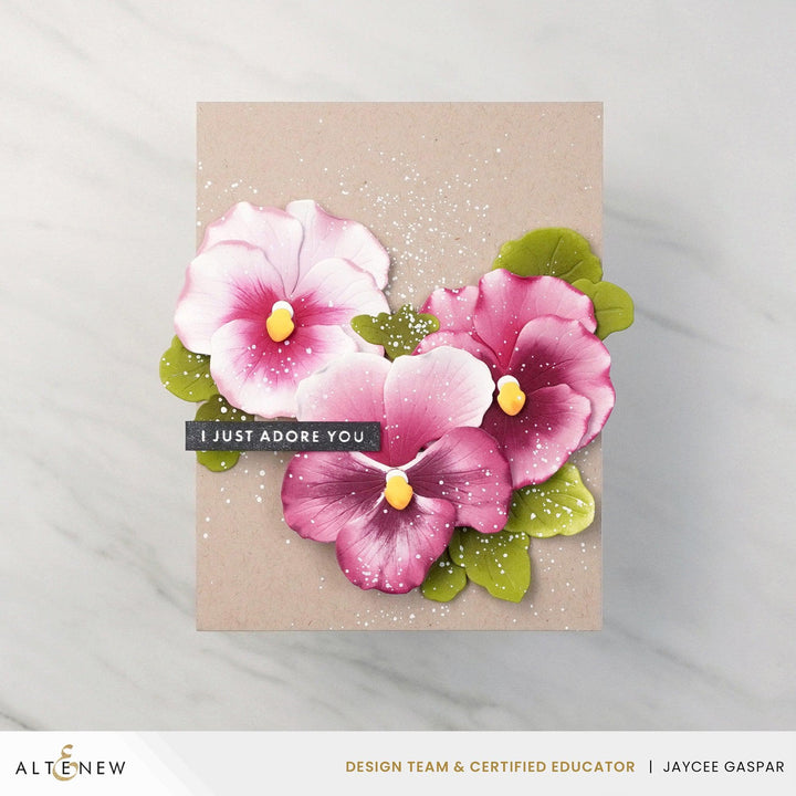 Craft-A-Flower: Pansies Layering Die Set
