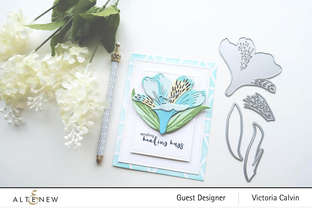 Part A-Glitz Art Craft Co.,LTD Dies Craft-A-Flower: Peruvian Lily Layering Die Set