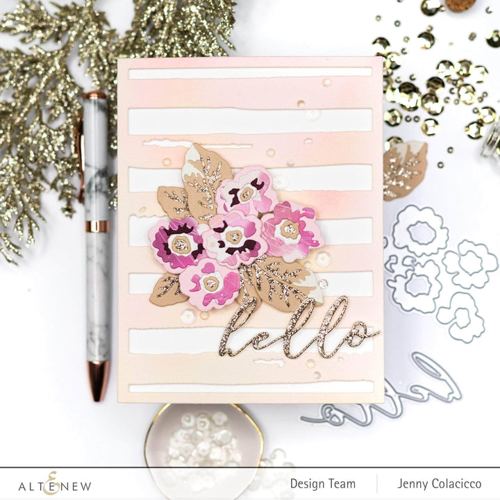 Part A-Glitz Art Craft Co.,LTD Dies Craft-A-Flower: Primrose Blossom Layering Die Set