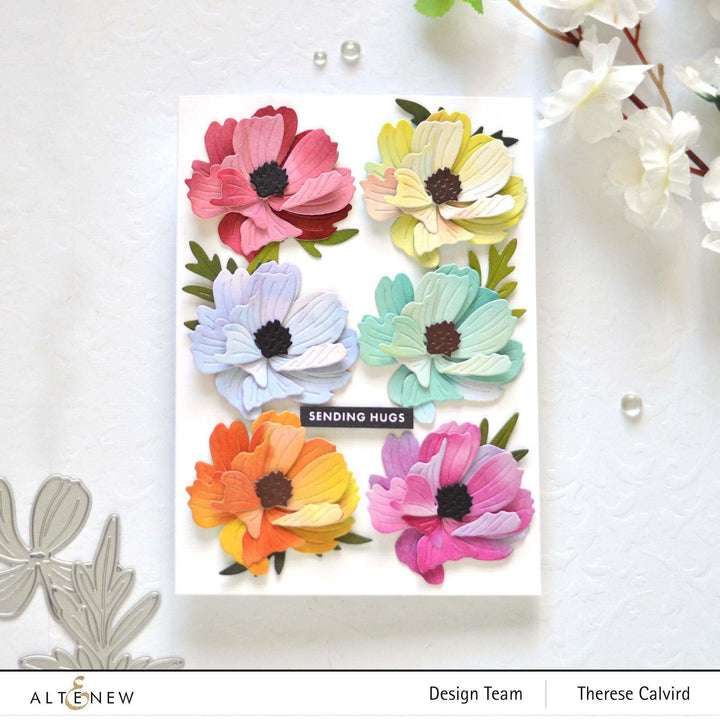 Part A-Glitz Art Craft Co.,LTD Dies Craft-A-Flower: Sulfur Cosmos Layering Die Set