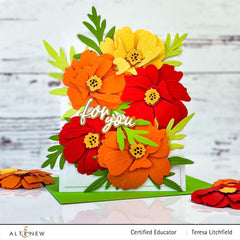 Part A-Glitz Art Craft Co.,LTD Dies Craft-A-Flower: Sulfur Cosmos Layering Die Set