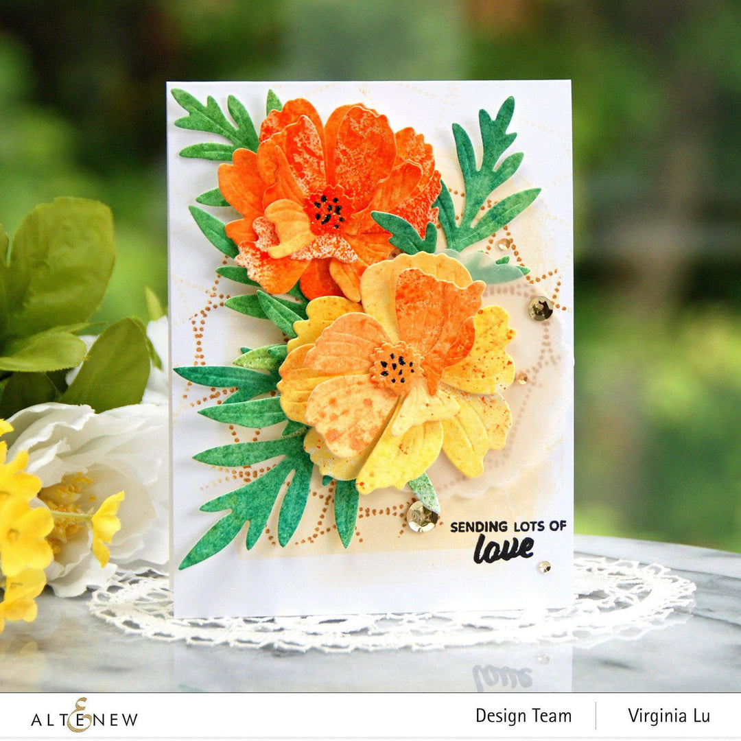 Part A-Glitz Art Craft Co.,LTD Dies Craft-A-Flower: Sulfur Cosmos Layering Die Set