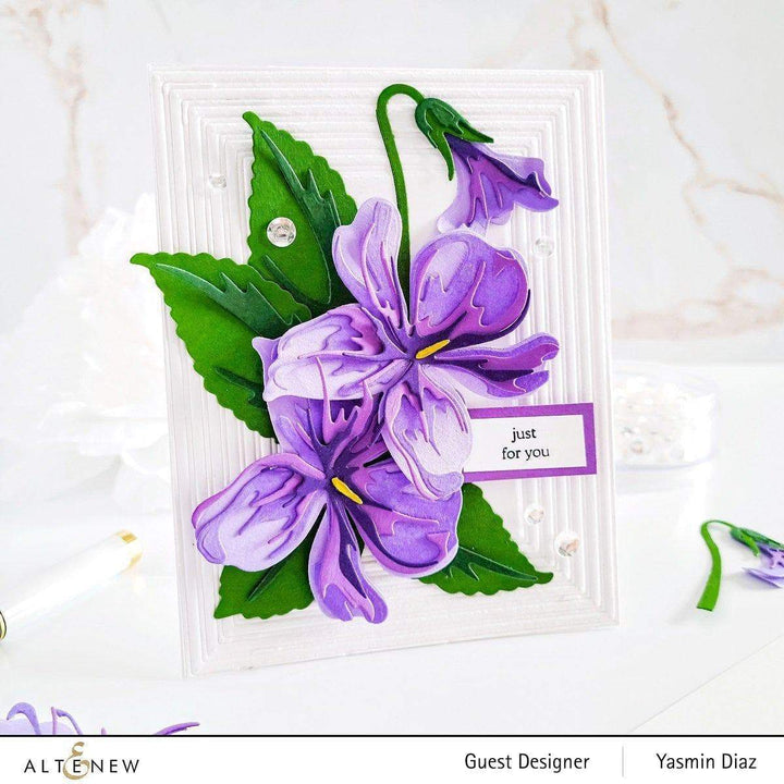 Part A-Glitz Art Craft Co.,LTD Dies Craft-A-Flower: Sweet Violet Layering Die Set