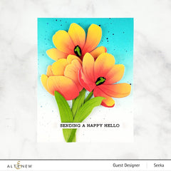 Part A-Glitz Art Craft Co.,LTD Dies Craft-A-Flower: Tulip Full Bloom Layering Die Set