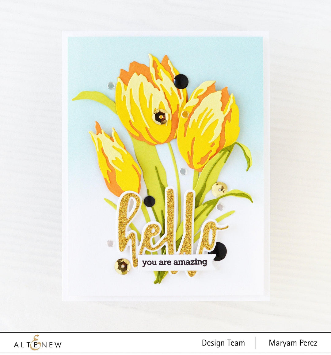 Part A-Glitz Art Craft Co.,LTD Dies Craft-A-Flower: Tulip Layering Die Set