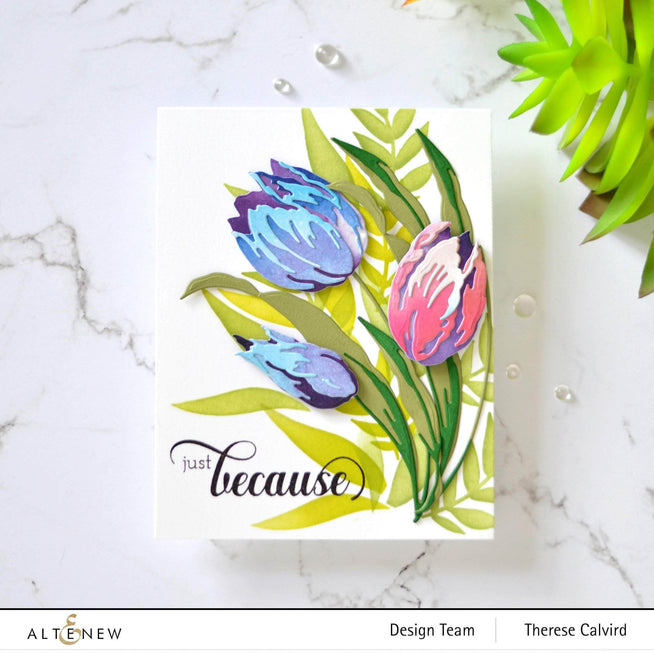 Part A-Glitz Art Craft Co.,LTD Dies Craft-A-Flower: Tulip Layering Die Set